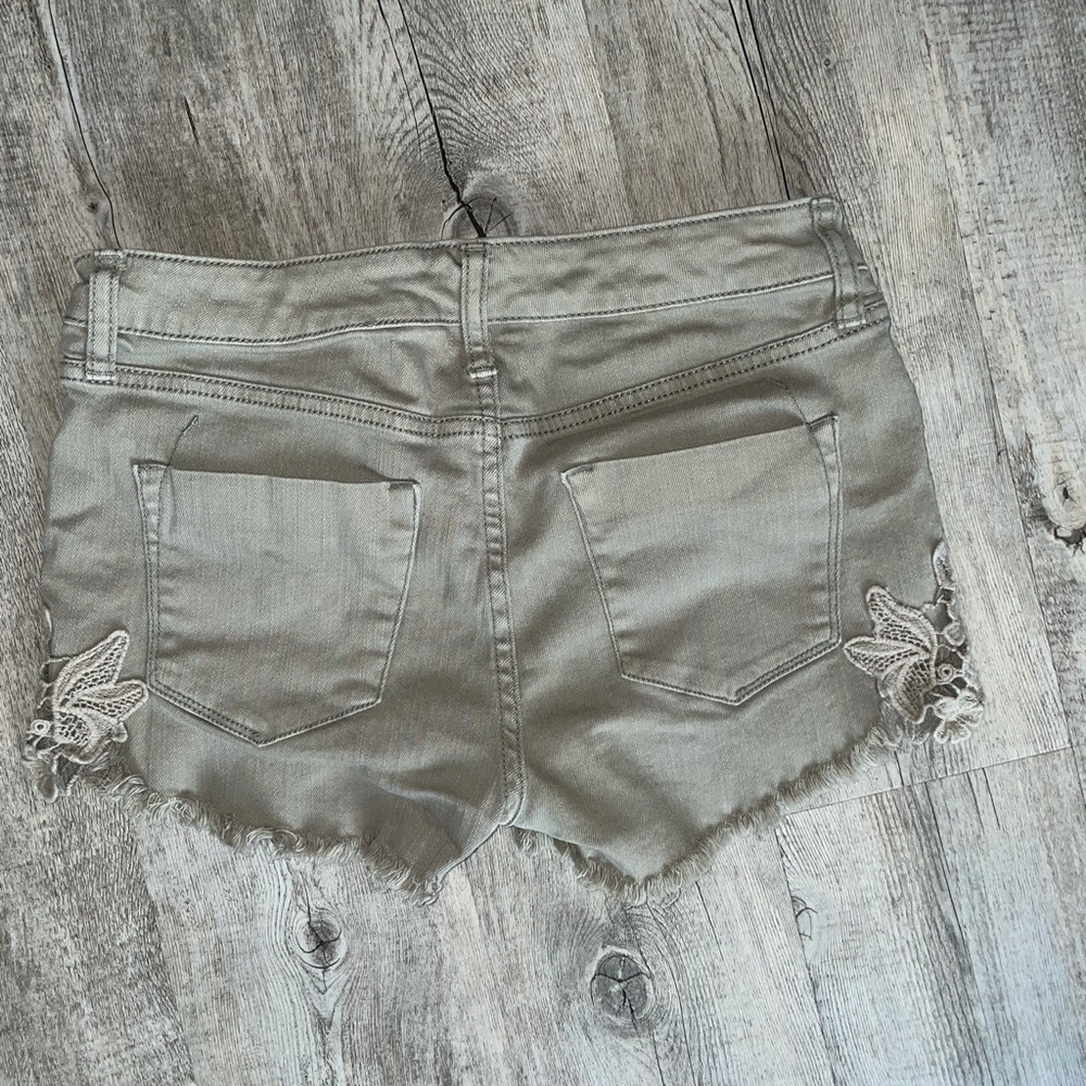 High Rise Denim Shorts - Picture 2 of 2